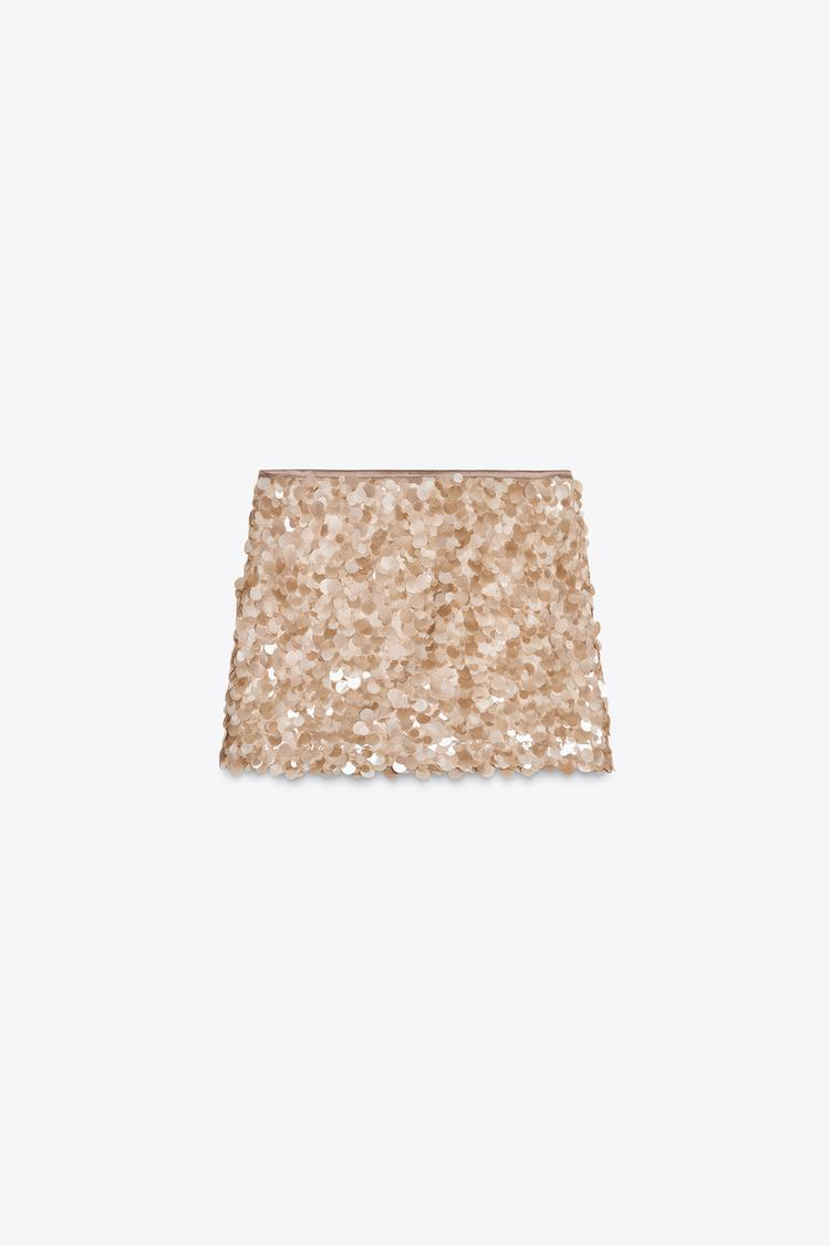 Cleo™ | Hochgeschnittenen Paillettenrock