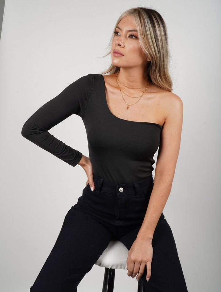 Deravyn™ | Ein-Schulter-Bodysuit