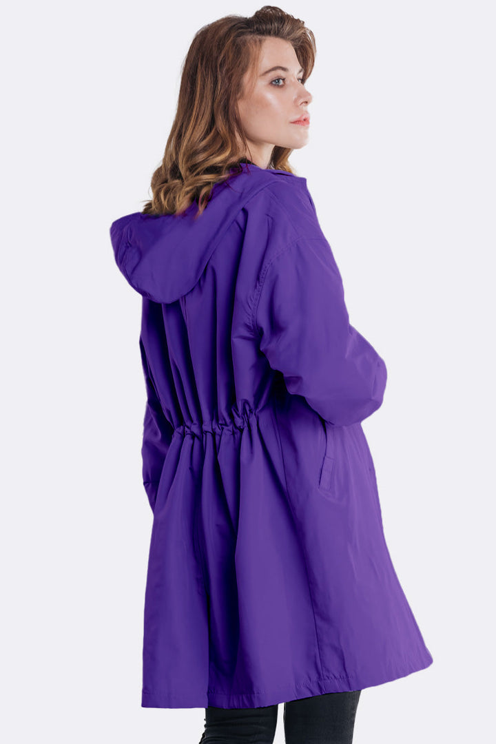 GINGHAM ULTRAVIOLETT WINDJACKE