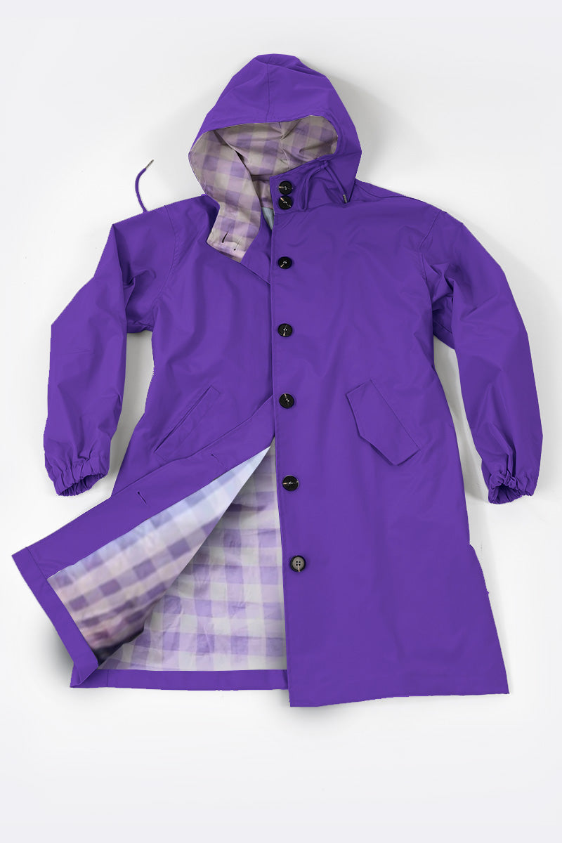 GINGHAM ULTRAVIOLETT WINDJACKE
