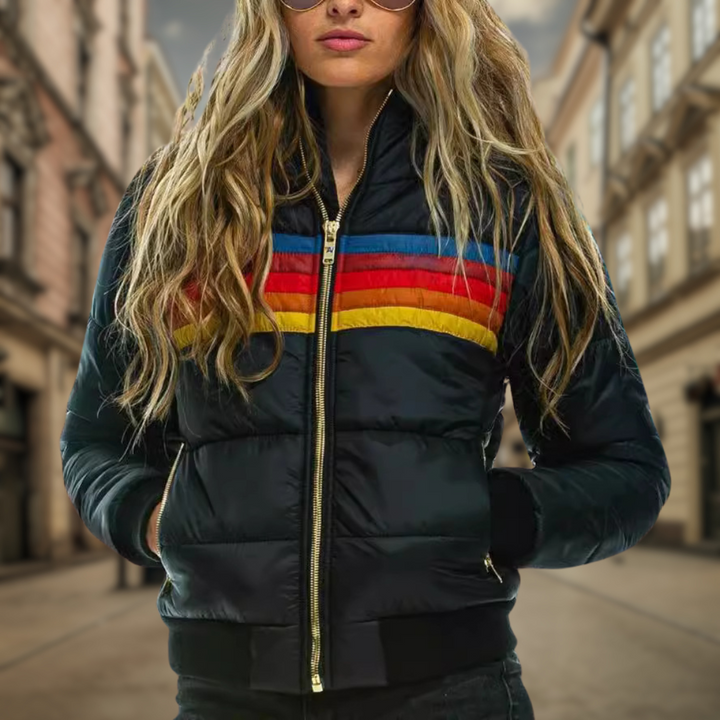 Zoraïda - Retro Gewatteierte Jacke