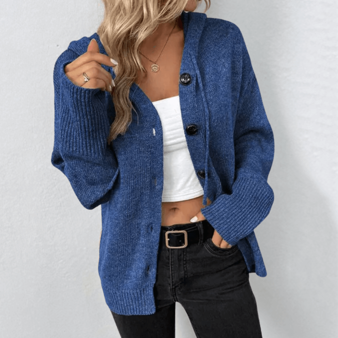 Brittan | Strickcardigan mit Knöpfen