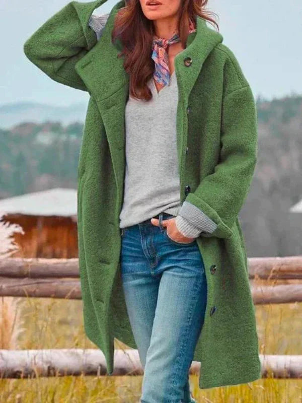 Soraya - Eleganter Wintermantel mit Kapuze