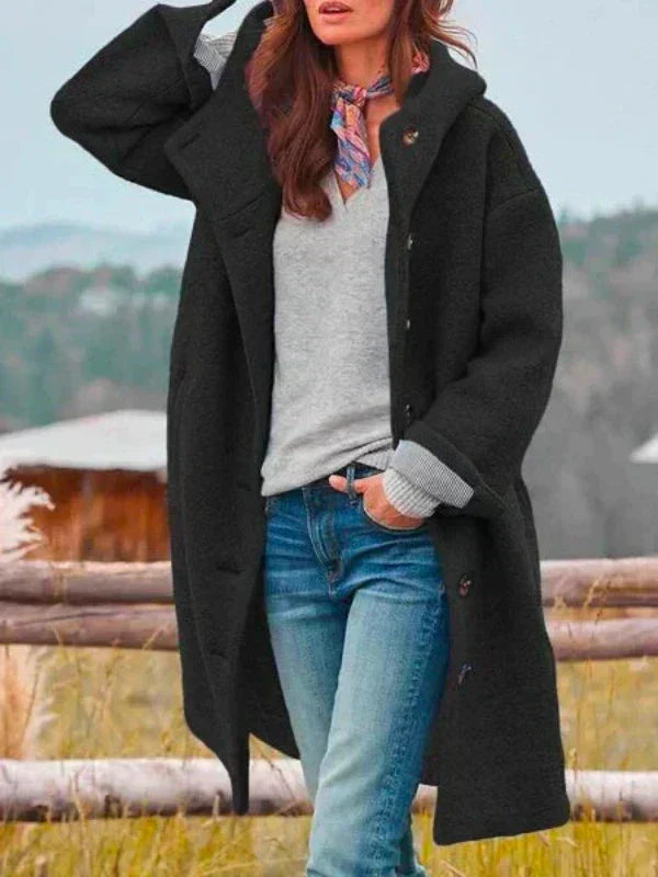 Soraya - Eleganter Wintermantel mit Kapuze