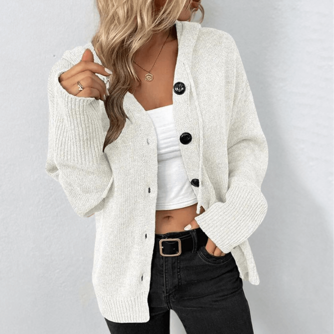 Brittan | Strickcardigan mit Knöpfen