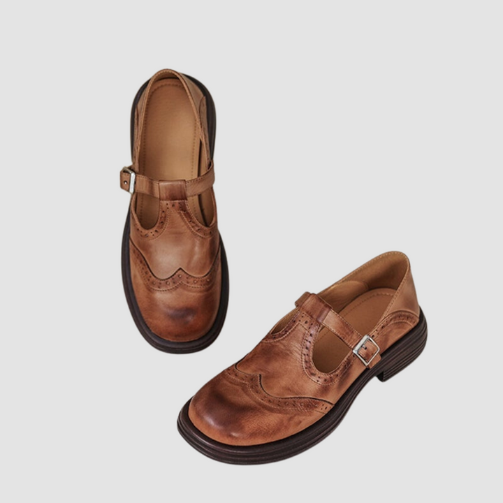 VELDA | Elegante Leder-Mary Janes