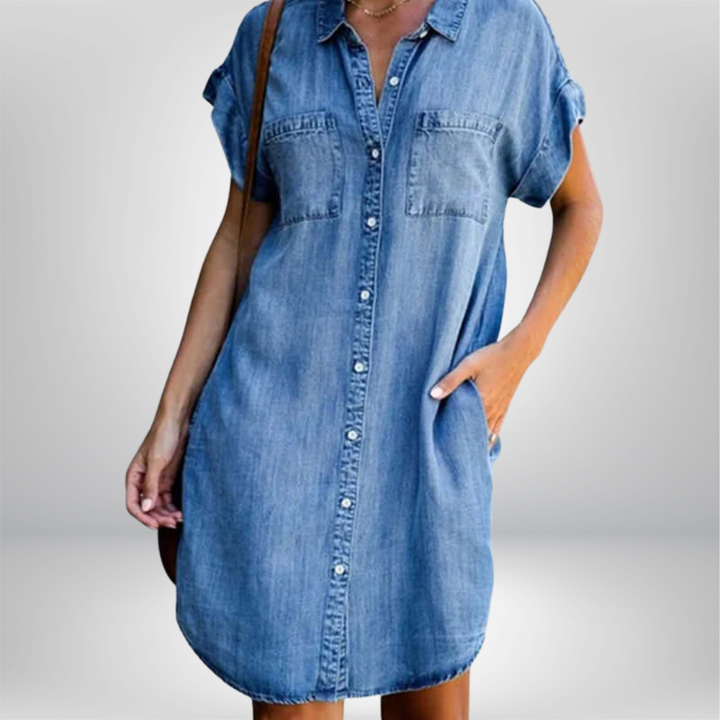 Wilhelmina - Lässiges Jeanskleid