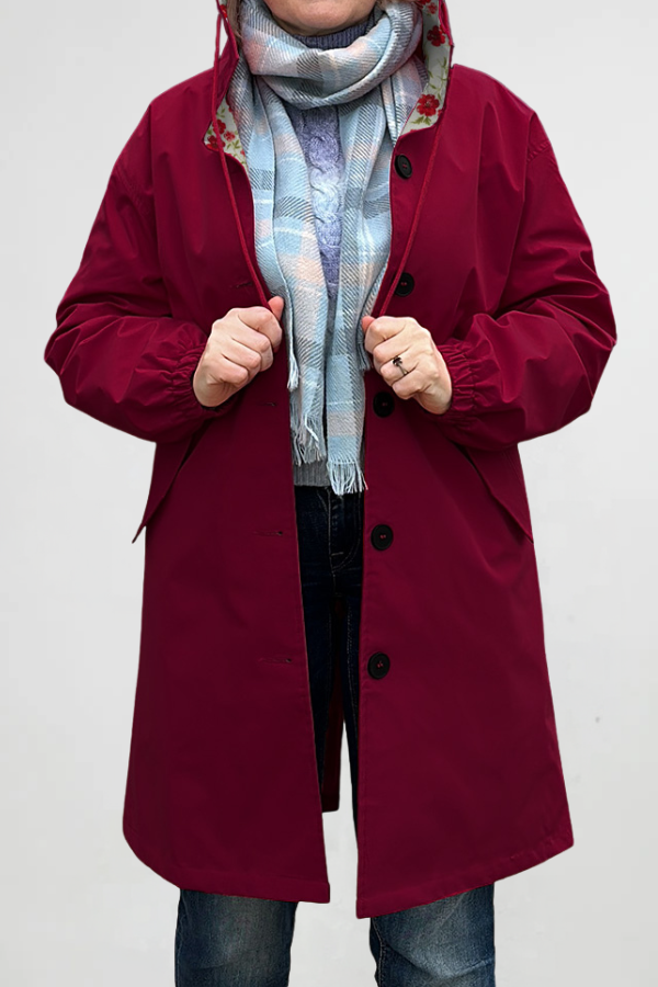 BURGUNDERBLÜTEN WINDJACKE