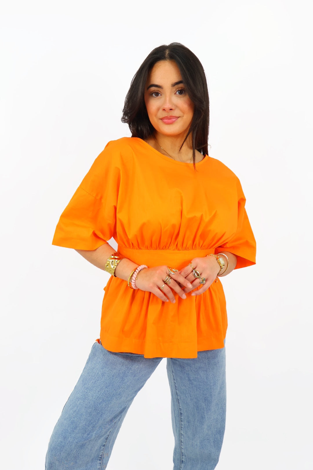 Elysian™ | Entspanntes, gerafftes Bluse