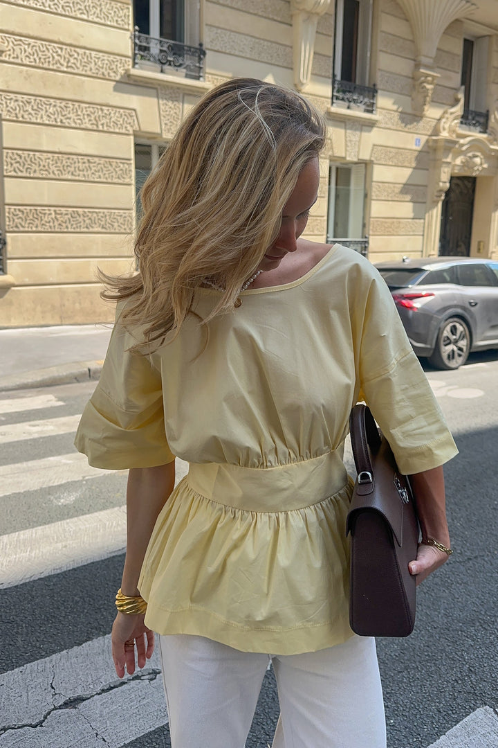 Elysian™ | Entspanntes, gerafftes Bluse