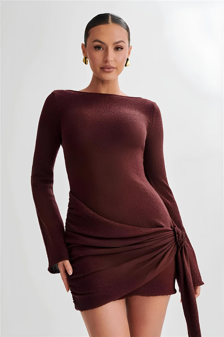Velquira™ | Schal-Mini-Kleid