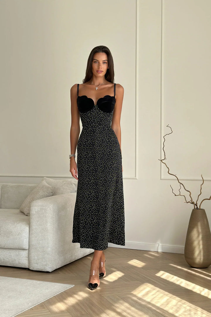 Selina™ | Satin Midi Kleid