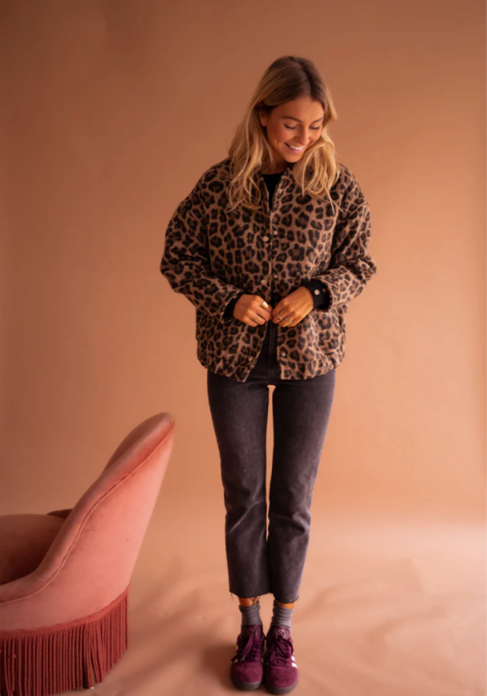 Quenla™ | Auffällige Leopardenjacke