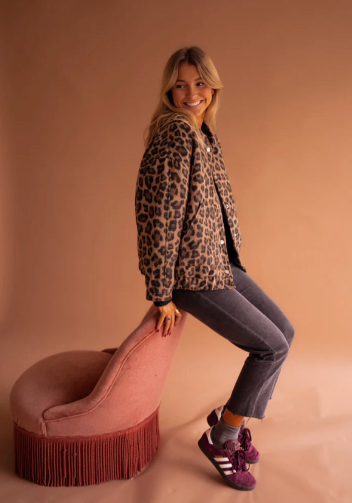 Quenla™ | Auffällige Leopardenjacke