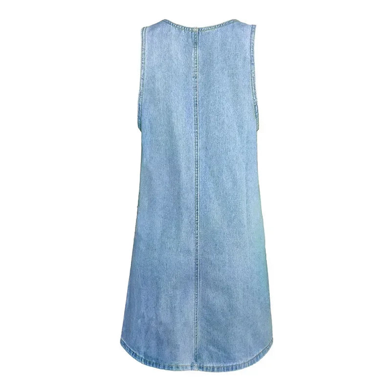 Hannelind - Praktisches Jeans-Sommerkleid