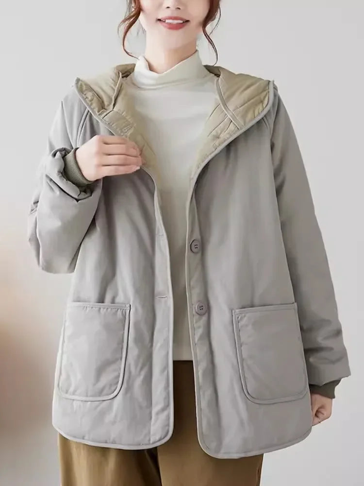Maryse - Stilvoller Übergröße Parka