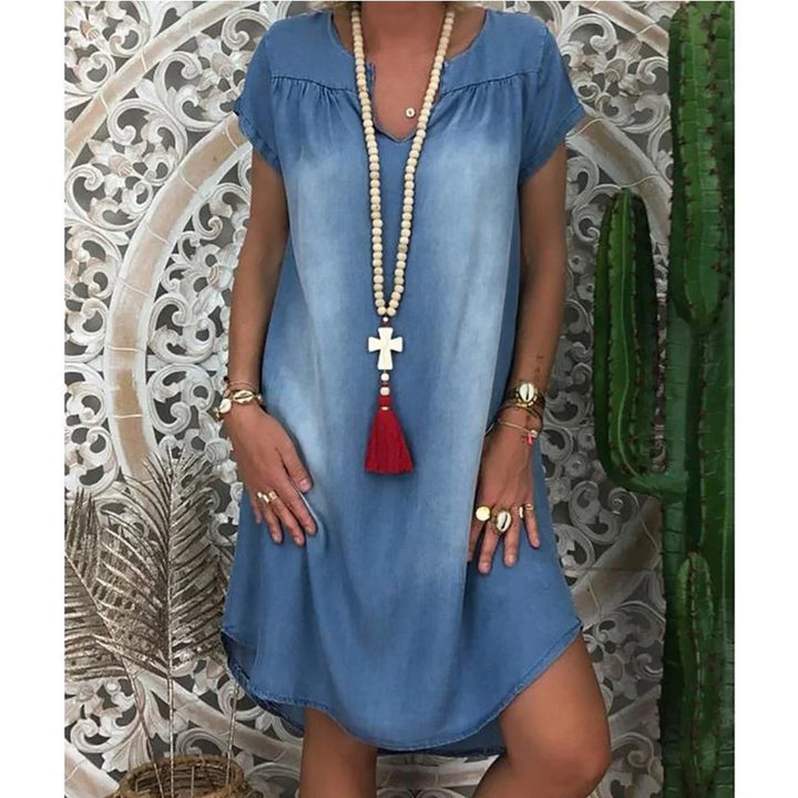 Rosamund -  Lässiges Jeans Sommerkleid