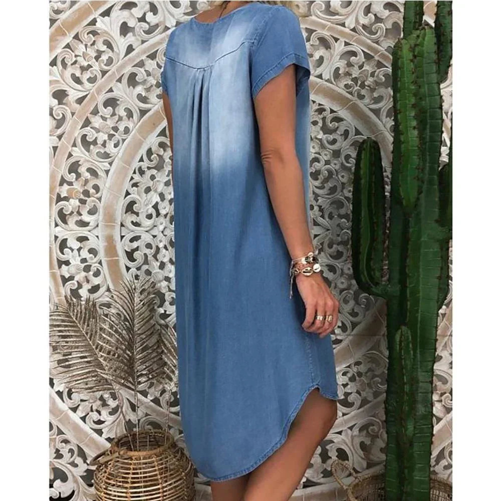Rosamund -  Lässiges Jeans Sommerkleid