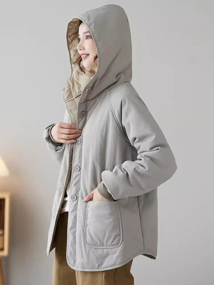 Maryse - Stilvoller Übergröße Parka