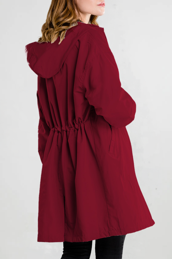 BURGUNDERBLÜTEN WINDJACKE