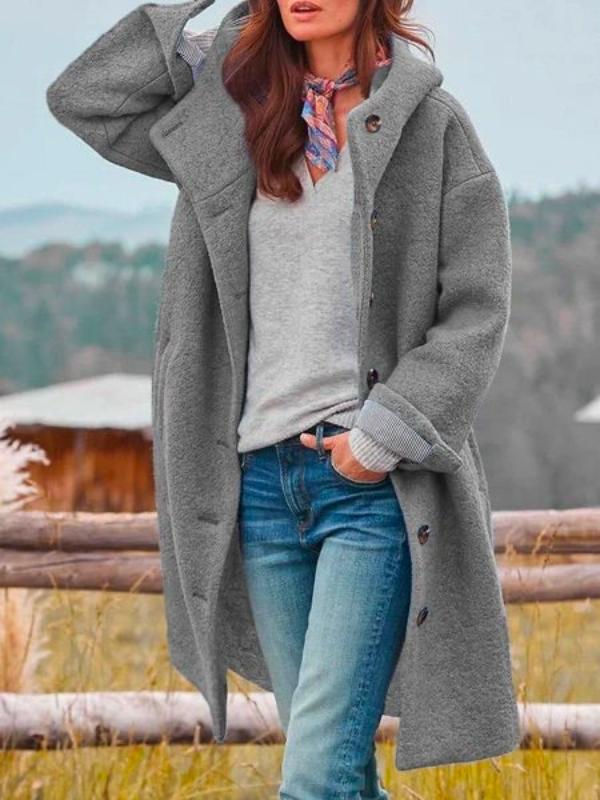 Soraya - Eleganter Wintermantel mit Kapuze