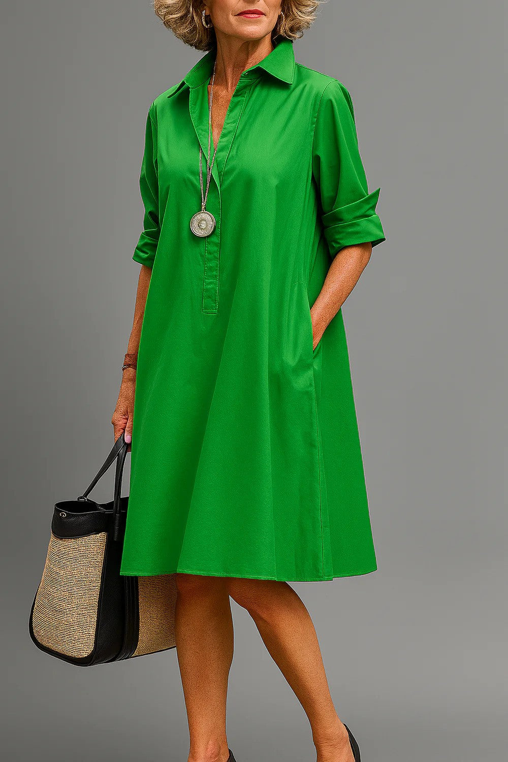 Katharina™ | Vlotte Midi Kleid