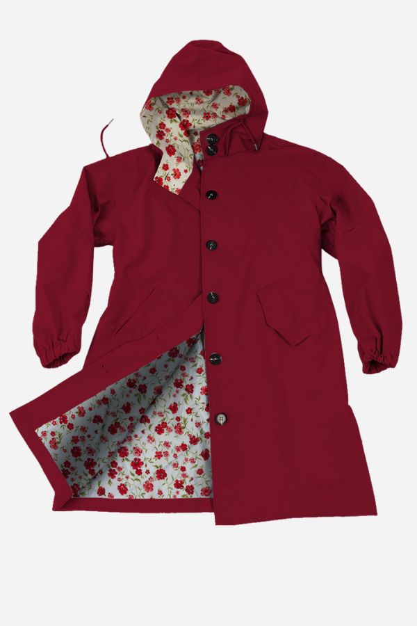 BURGUNDERBLÜTEN WINDJACKE