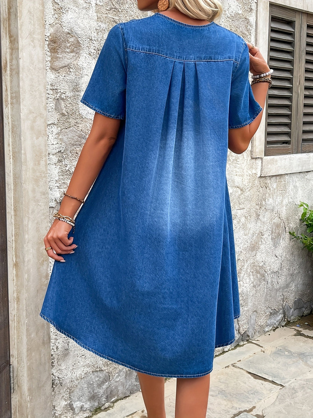 Elswyth - Zeitloses Jeans Sommerkleid
