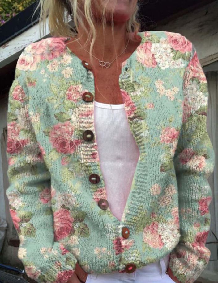 Laura | Vest mit Print