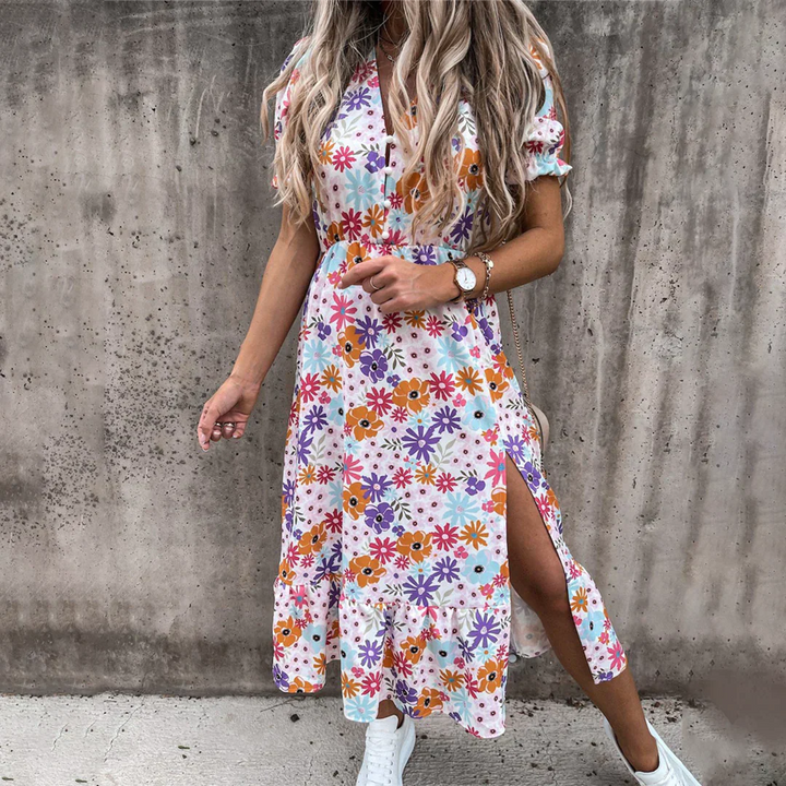 DARIA | Lässiges Kleid mit Schlitz