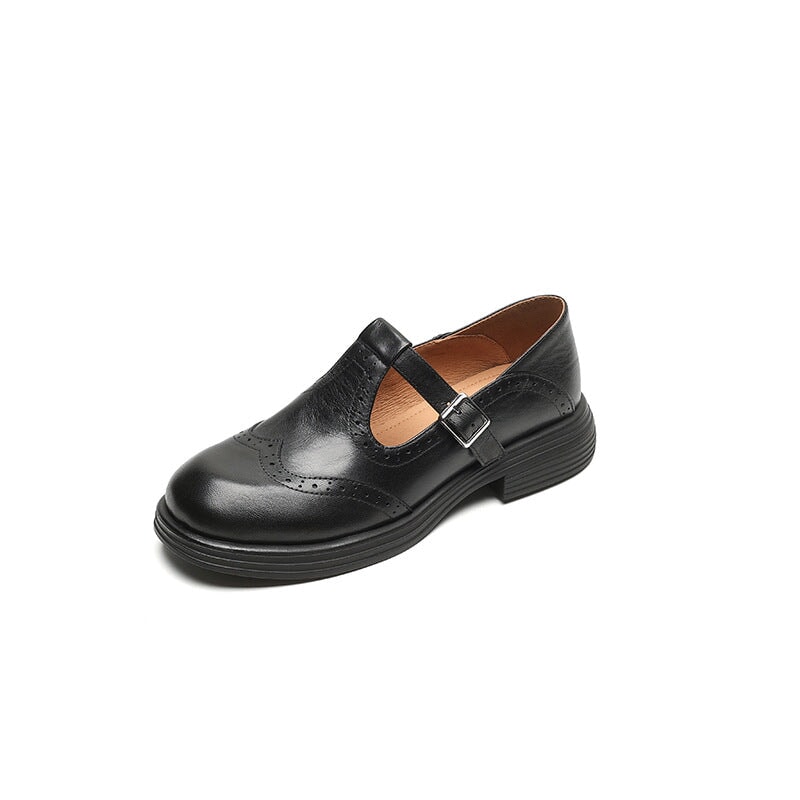 VELDA | Elegante Leder-Mary Janes