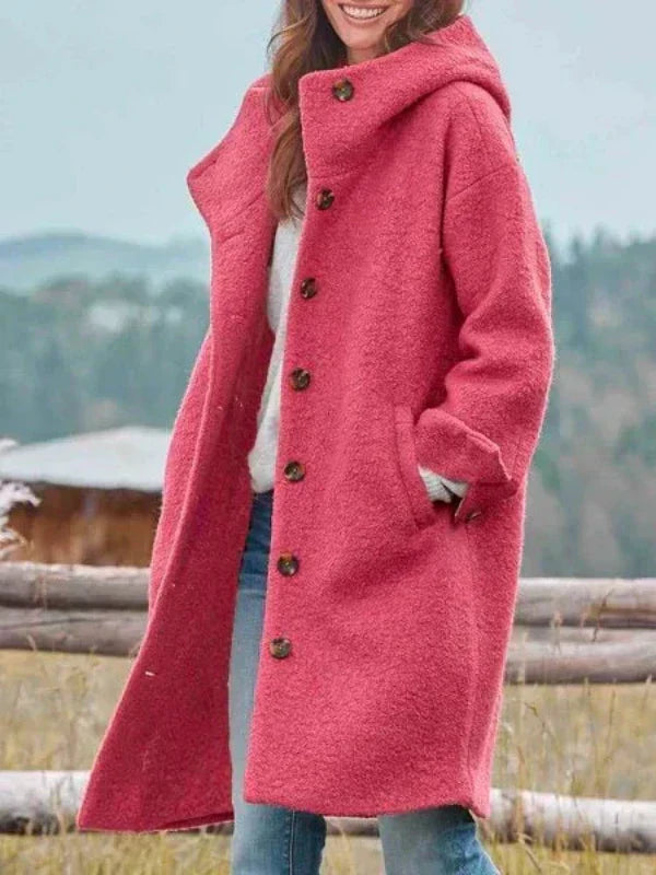 Soraya - Eleganter Wintermantel mit Kapuze