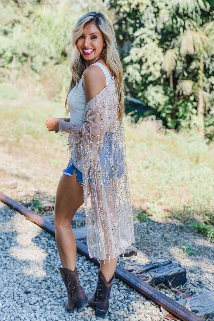 Omiryn™ | Partykimono mit Pailletten
