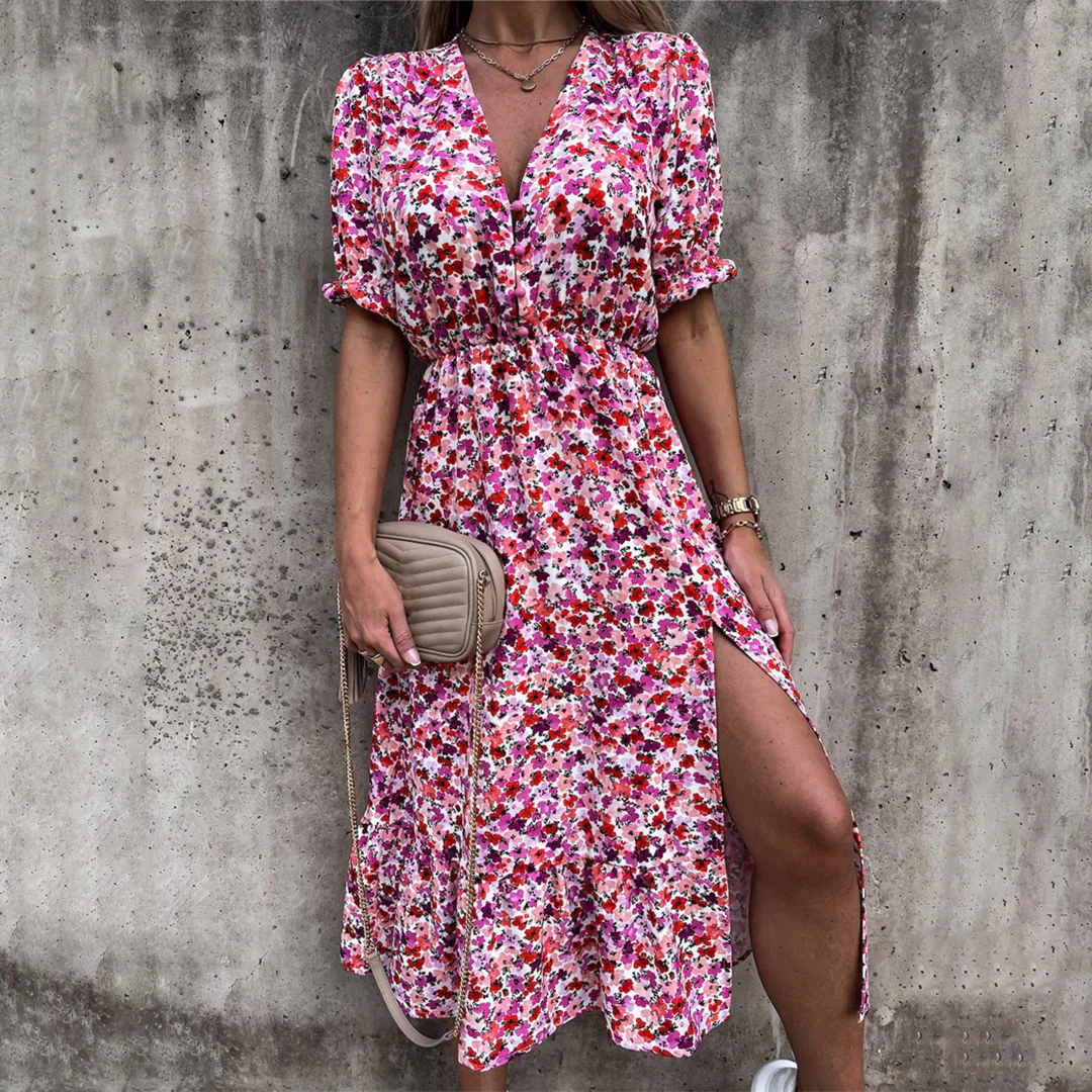 DARIA | Lässiges Kleid mit Schlitz