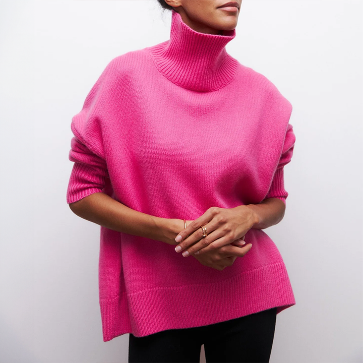 Amelia | Eleganter Strick-Dolcevita-Pullover