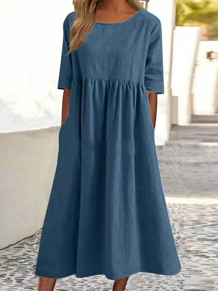 Sandra - Stilvolles Midi-Kleid