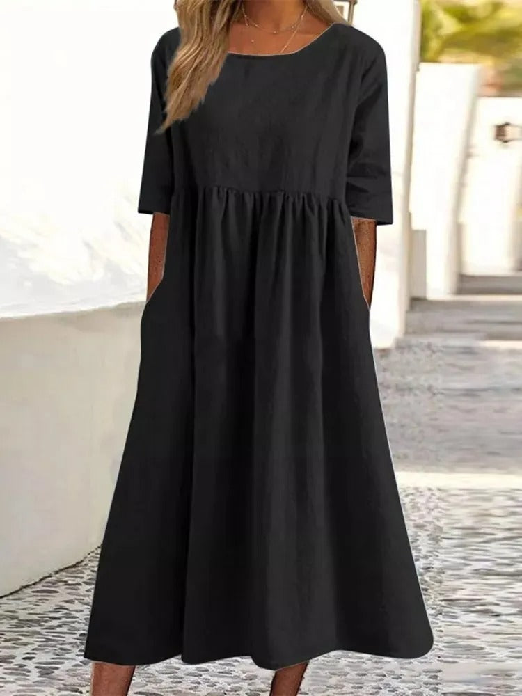 Sandra - Stilvolles Midi-Kleid