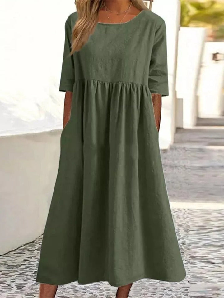 Sandra - Stilvolles Midi-Kleid