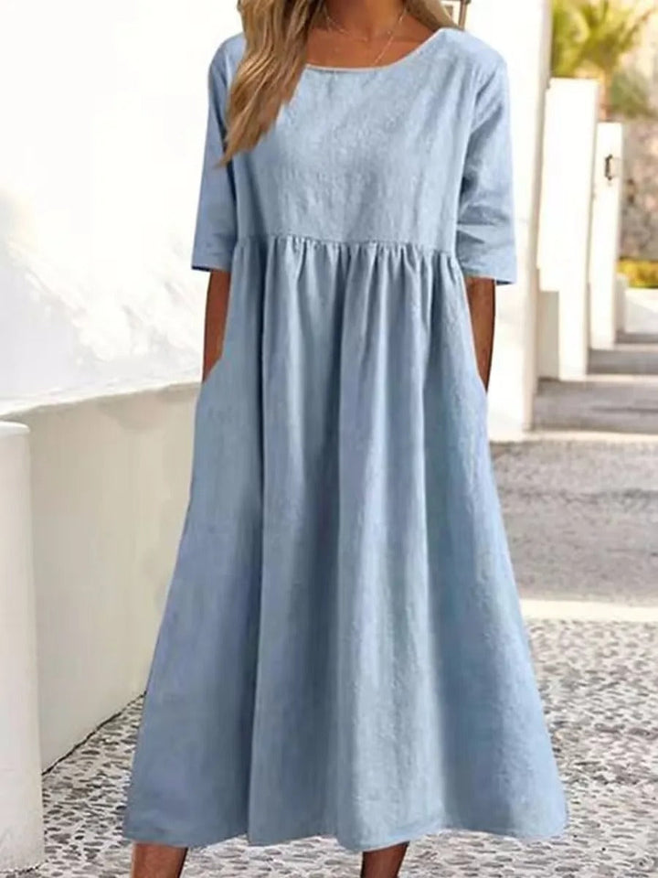 Sandra - Stilvolles Midi-Kleid