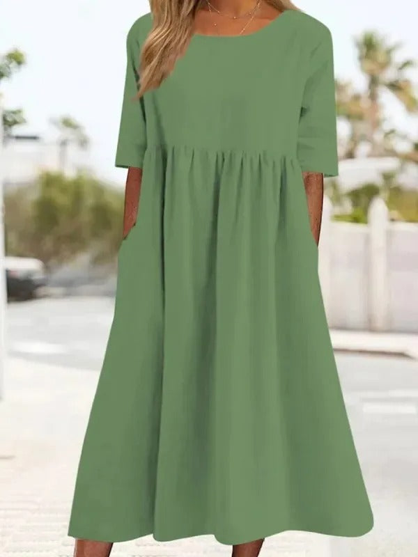 Sandra - Stilvolles Midi-Kleid