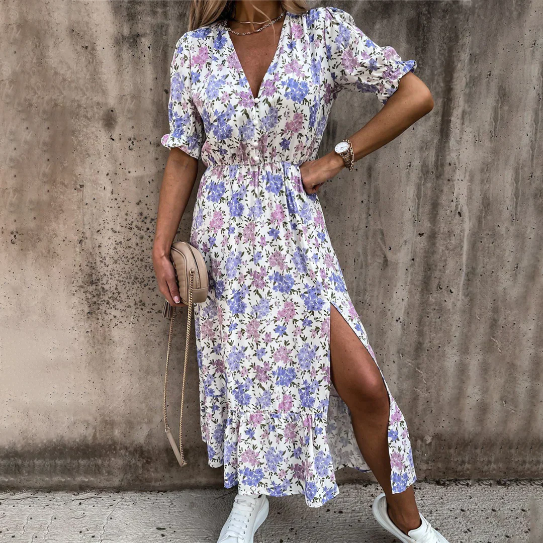 DARIA | Lässiges Kleid mit Schlitz